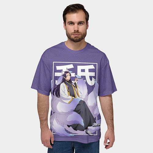 Мужская футболка оверсайз Джинши - Монолог фармацевта / 3D-принт – фото 3