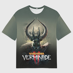 Футболка оверсайз мужская Warhammer - Vermintide 2, цвет: 3D-принт