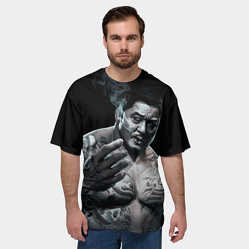 Мужская футболка оверсайз Ma Dong Seok - yakudza / 3D-принт – фото 3