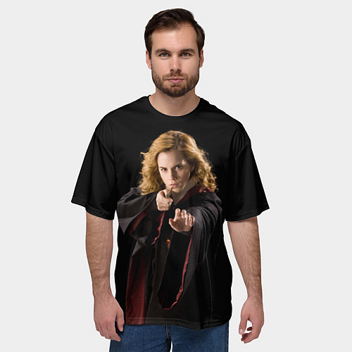 Мужская футболка оверсайз Hermione Jean Granger / 3D-принт – фото 3