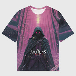 Футболка оверсайз мужская Assassins Creed demon, цвет: 3D-принт