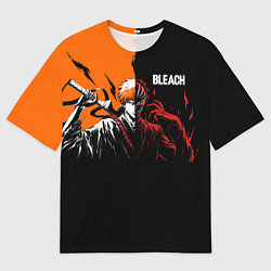 Футболка оверсайз мужская Bleach Ичиго Куросаки, цвет: 3D-принт