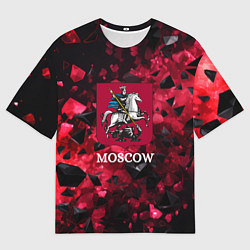 Футболка оверсайз мужская Московский герб, цвет: 3D-принт