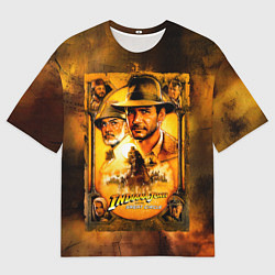 Футболка оверсайз мужская Indiana Jones and raiders of lost ark, цвет: 3D-принт