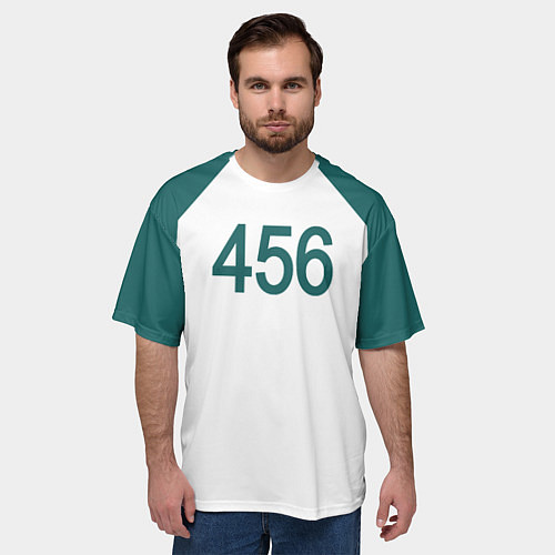 Мужская футболка оверсайз Форма номер 456 / 3D-принт – фото 3