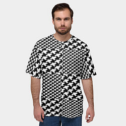 Футболка оверсайз мужская Комбинация, цвет: 3D-принт — фото 2