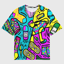 Футболка оверсайз мужская Стандартные подарки мужчинам, цвет: 3D-принт