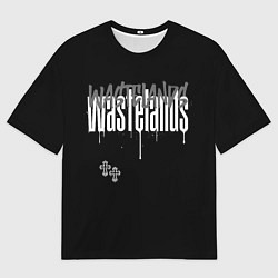 Футболка оверсайз мужская Crosses with splashes of paint, цвет: 3D-принт