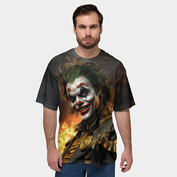Футболка оверсайз мужская Джокер в эпичном костюме, цвет: 3D-принт — фото 2