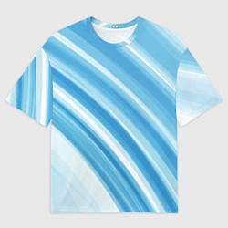 Мужская футболка оверсайз Акварель