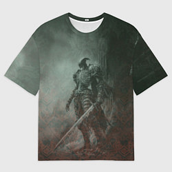 Футболка оверсайз мужская Элитный воин-скелет, цвет: 3D-принт