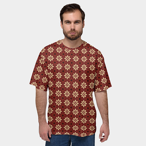 Мужская футболка оверсайз Пряный анис / 3D-принт – фото 3