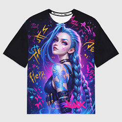 Футболка оверсайз мужская Powder, цвет: 3D-принт