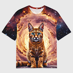Футболка оверсайз мужская Каракет в космосе, цвет: 3D-принт