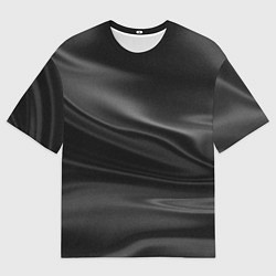 Мужская футболка оверсайз Текстура драпированного шелка