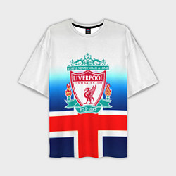 Футболка оверсайз мужская Liverpool Англия, цвет: 3D-принт