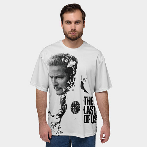 Мужская футболка оверсайз The last of us - Joel and Ellie / 3D-принт – фото 3