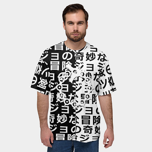 Мужская футболка оверсайз Семь смертных грехов паттерн / 3D-принт – фото 3