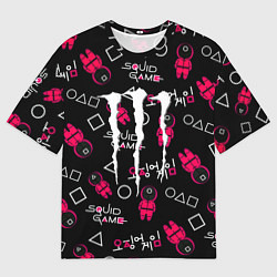Мужская футболка оверсайз Monster energy x Ojingeo geim