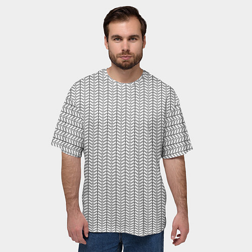 Мужская футболка оверсайз Протектор / 3D-принт – фото 3