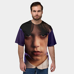 Футболка оверсайз мужская Wednesday - Ortega, цвет: 3D-принт — фото 2