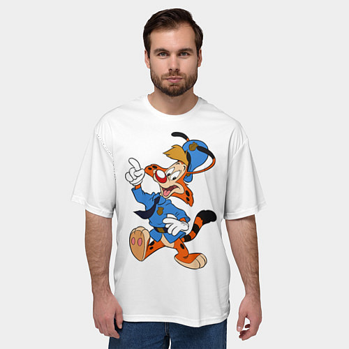 Мужская футболка оверсайз Bonkers D Bobcat / 3D-принт – фото 3