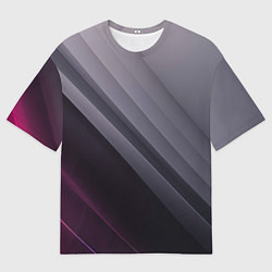 Мужская футболка оверсайз Color black grey