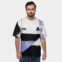 Футболка оверсайз мужская Дарт Вейдер Звездные войны, цвет: 3D-принт — фото 2