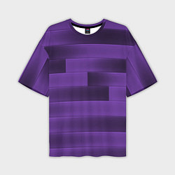 Футболка оверсайз мужская Color purple square, цвет: 3D-принт