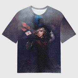 Футболка оверсайз мужская Фокусник Лини реализм, цвет: 3D-принт