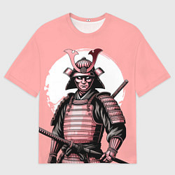 Футболка оверсайз мужская Древний самурай, цвет: 3D-принт