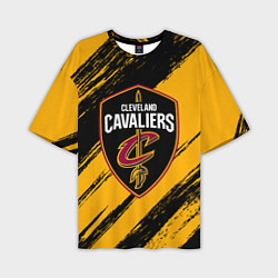 Футболка оверсайз мужская Cleveland Cavaliers NBA, цвет: 3D-принт