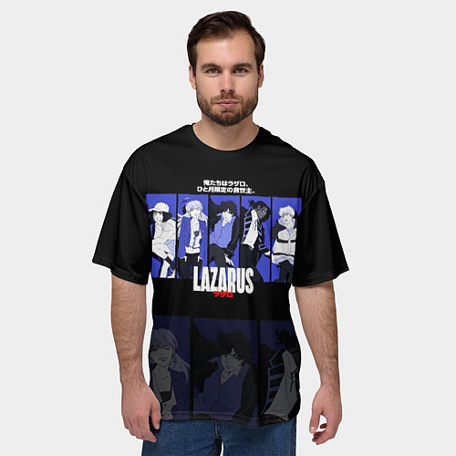 Мужская футболка оверсайз Lazarus / 3D-принт – фото 3