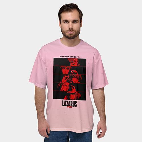 Мужская футболка оверсайз Lazarus Art / 3D-принт – фото 3