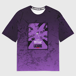 Футболка оверсайз мужская Lazarus: Violet Pattern, цвет: 3D-принт