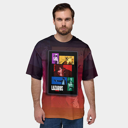 Мужская футболка оверсайз Lazarus Art / 3D-принт – фото 3