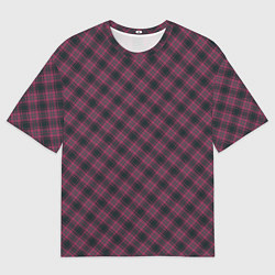 Футболка оверсайз мужская Tartan, цвет: 3D-принт