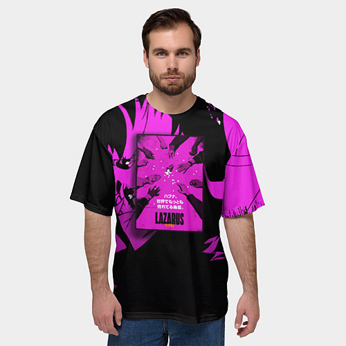 Мужская футболка оверсайз Лазарь: Лекарство / 3D-принт – фото 3