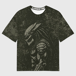Футболка оверсайз мужская Predator 1987, цвет: 3D-принт