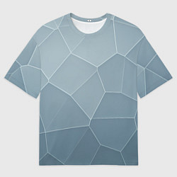 Футболка оверсайз мужская Текстура из неровных плит, цвет: 3D-принт