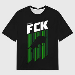 Футболка оверсайз мужская FC Krasnodar, цвет: 3D-принт