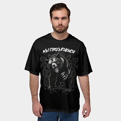 Футболка оверсайз мужская Русский медведь проснулся, цвет: 3D-принт — фото 2