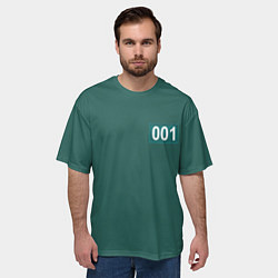 Футболка оверсайз мужская Игра кальмара 001, цвет: 3D-принт — фото 2