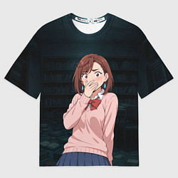 Футболка оверсайз мужская Испуганная Сиратори Айра, цвет: 3D-принт