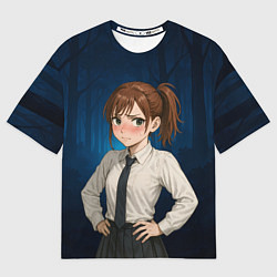 Футболка оверсайз мужская Сиратори Айра школьница, цвет: 3D-принт