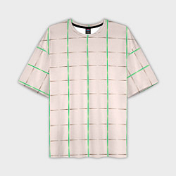 Футболка оверсайз мужская Color white stripes, цвет: 3D-принт
