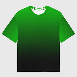 Мужская футболка оверсайз Green gradient