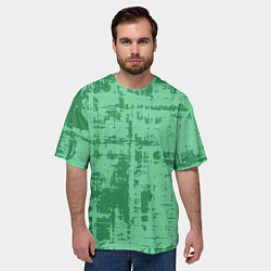 Футболка оверсайз мужская Текстура с потертостями, цвет: 3D-принт — фото 2