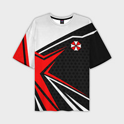 Футболка оверсайз мужская Umbrella - red uniform, цвет: 3D-принт
