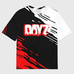Футболка оверсайз мужская Dayz краски штрихи, цвет: 3D-принт